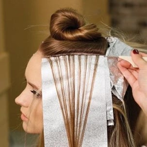 Papel aluminio para mechas: úsalo correctamente para decolorar el pelo