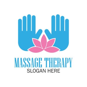 anuncios de fisioterapia masaje logo